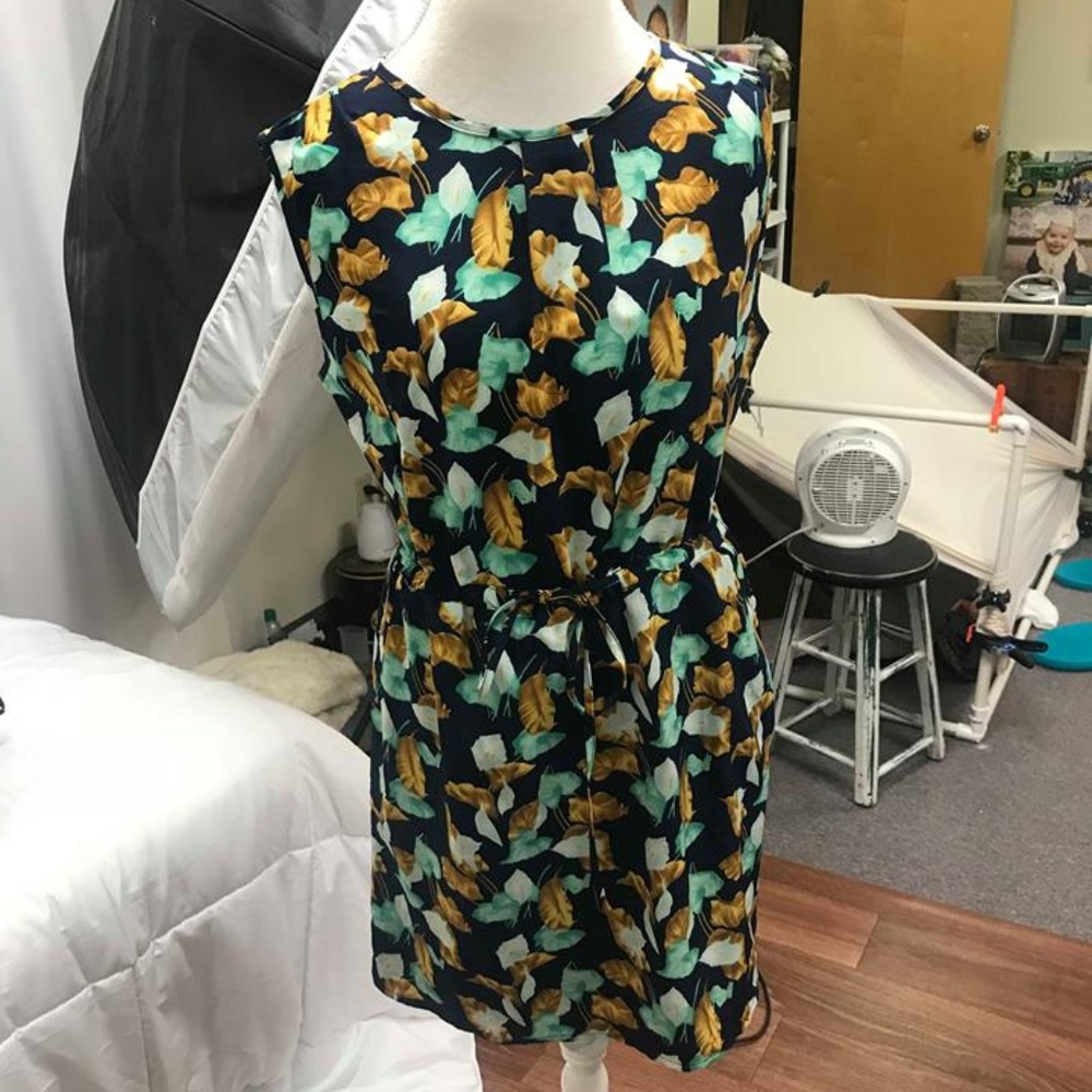 Blue & Gold Dress